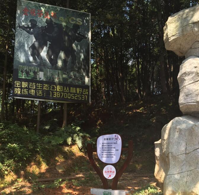 乡村景区标识金峡谷风景区案例