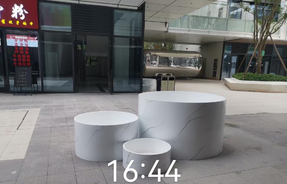 南昌标识标牌：坐凳花池案例-1